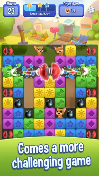 A board with many colours scattered thinly